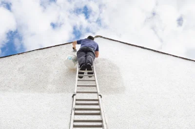 Peinture extérieure à la Selle-en-Hermoy — façades et ravalement